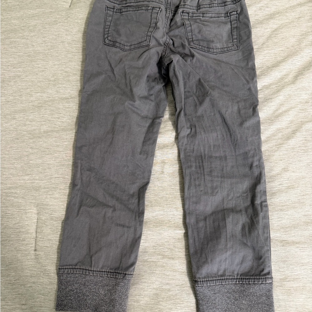 Cat & Jack Kids Joggers - Olive and Gray - Picture 4 of 7